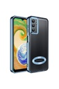 Samsung Galaxy A34 Uyumlu Kılıf Kamera Korumalı Logo Gösteren Zore Omega Kapak