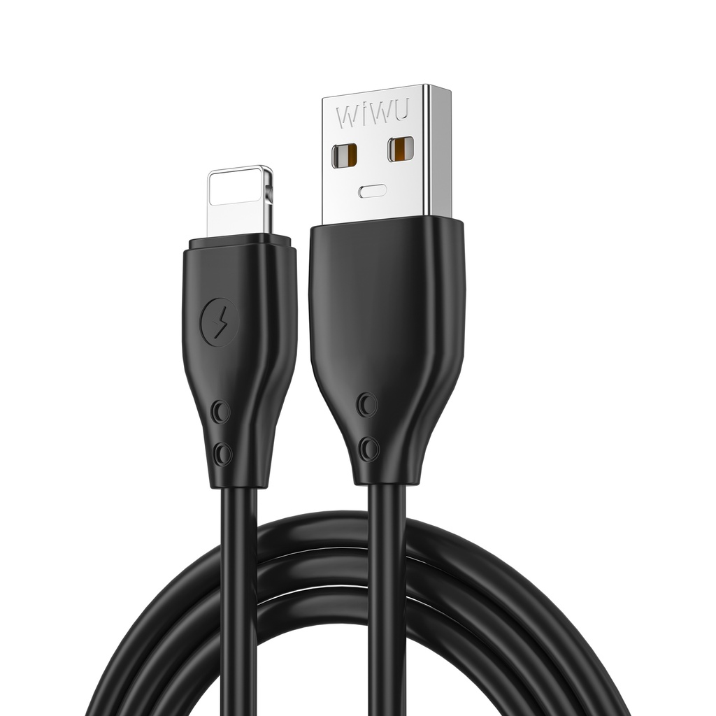 [RNZ-TA89823] Wiwu Pioneer Wİ-C001 Ultra Esnek Lightning Usb Kablo 1M (Siyah)