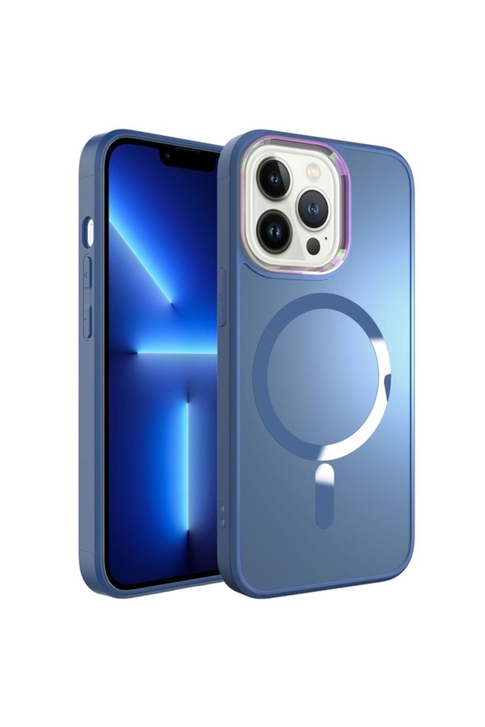 Apple iPhone 13 Pro Uyumlu Kılıf M-safe Wireless Şarj Özellikli Zore Stil Kapak