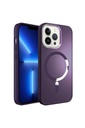 Apple iPhone 13 Pro Max Uyumlu Kılıf M-safe Wireless Şarj Özellikli Zore Stil Kapak
