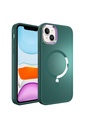 Apple iPhone 14 Uyumlu Kılıf M-safe Wireless Şarj Özellikli Zore Stil Kapak