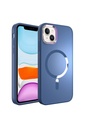 Apple iPhone 14 Uyumlu Kılıf M-safe Wireless Şarj Özellikli Zore Stil Kapak