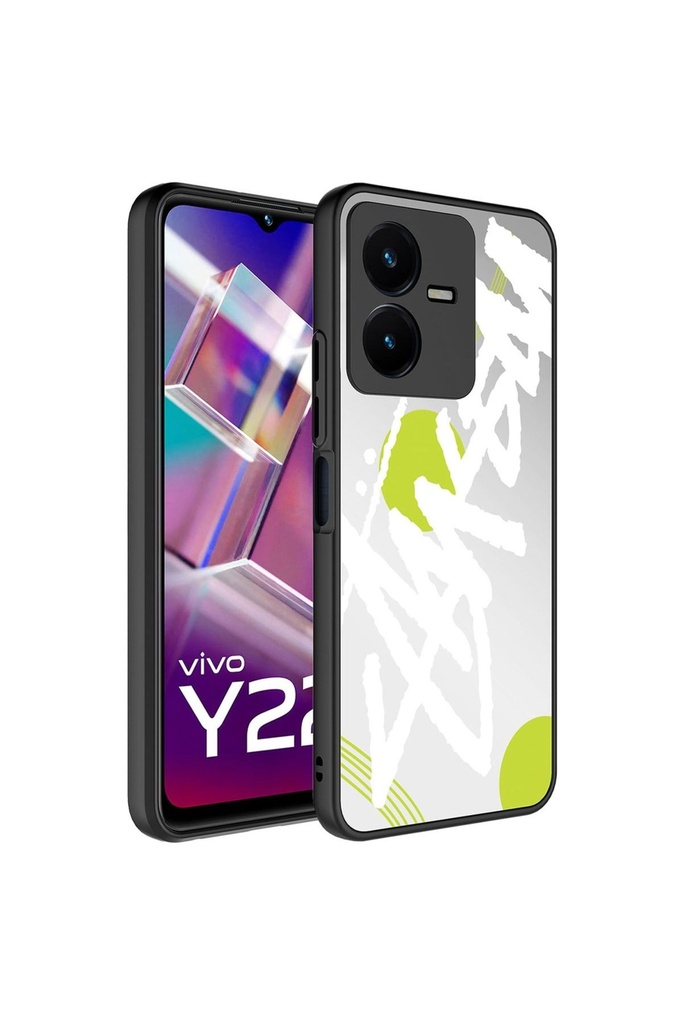 Vivo Y35 Uyumlu Kılıf Aynalı Desenli Kamera Korumalı Parlak Zore Mirror Kapak
