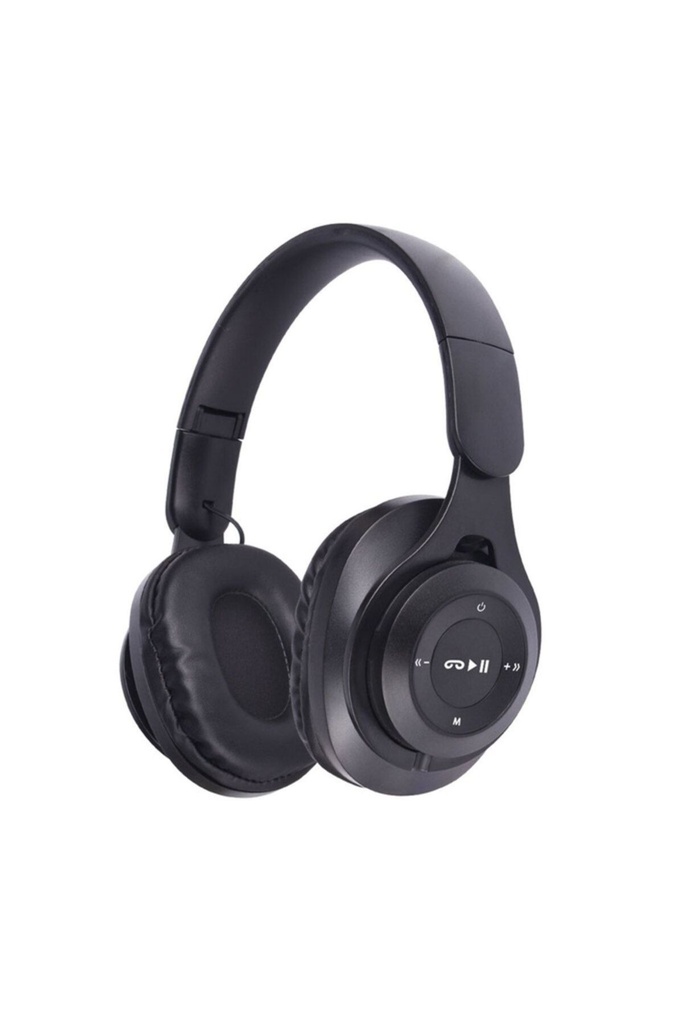 [RNZ-TA89432] Zore M6 Plus Ayarlanabilir ve Katlanabilir Kulak Üstü Bluetooth Kulaklık (Siyah)