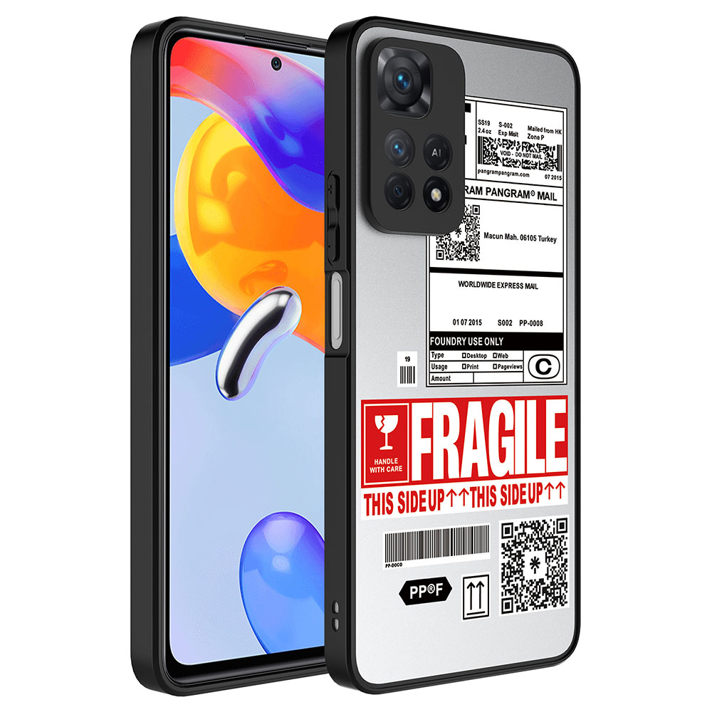Xiaomi Redmi Note 11 Pro 5G Uyumlu Kılıf Aynalı Desenli Kamera Korumalı Parlak Zore Mirror Kapak