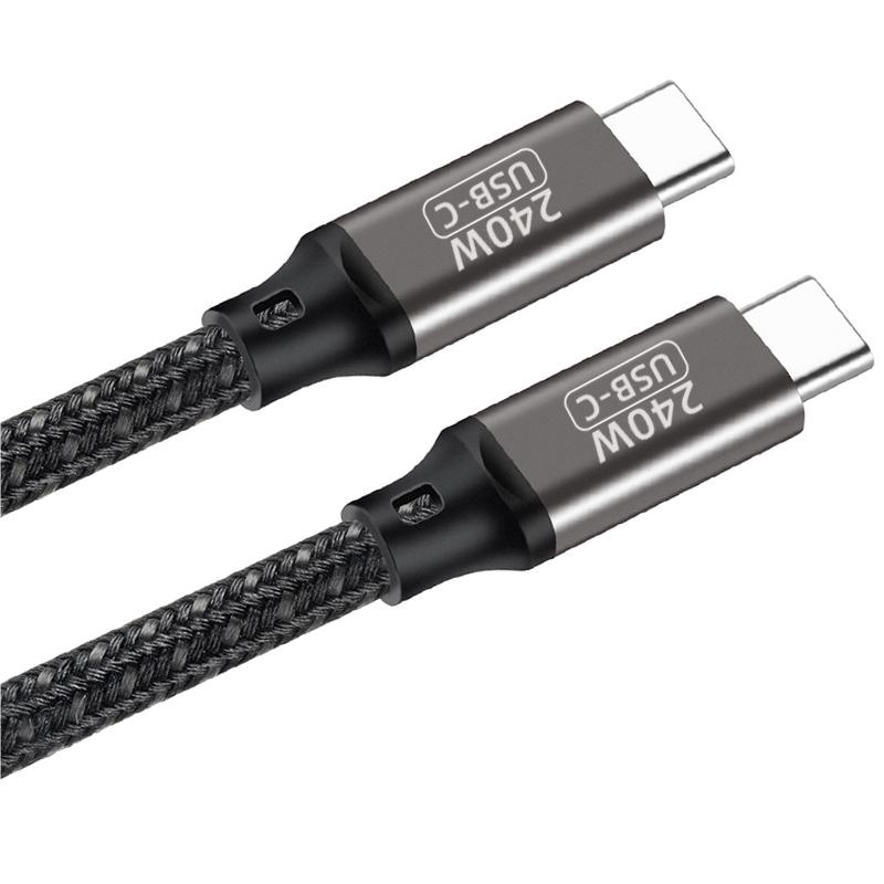 [RNZ-TA89563] Zore QG02 Type-C to Type-C PD3.1 Data Kablosu 240W 480Mbps 1 Metre