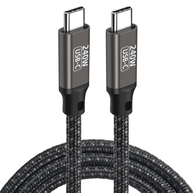 [RNZ-TA89564] Zore QG02 Type-C to Type-C PD3.1 Data Kablosu 240W 480Mbps 1.5 Metre