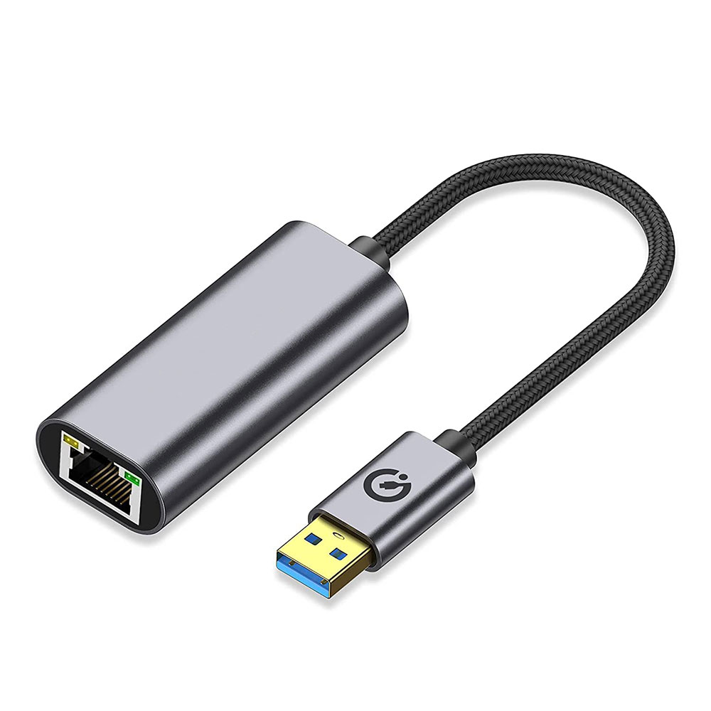 [RNZ-TA89567] Zore QG03 USB-A to RJ45 USB3.0 Ethernet Dönüştürücü Kablo 1000Mbps 22cm