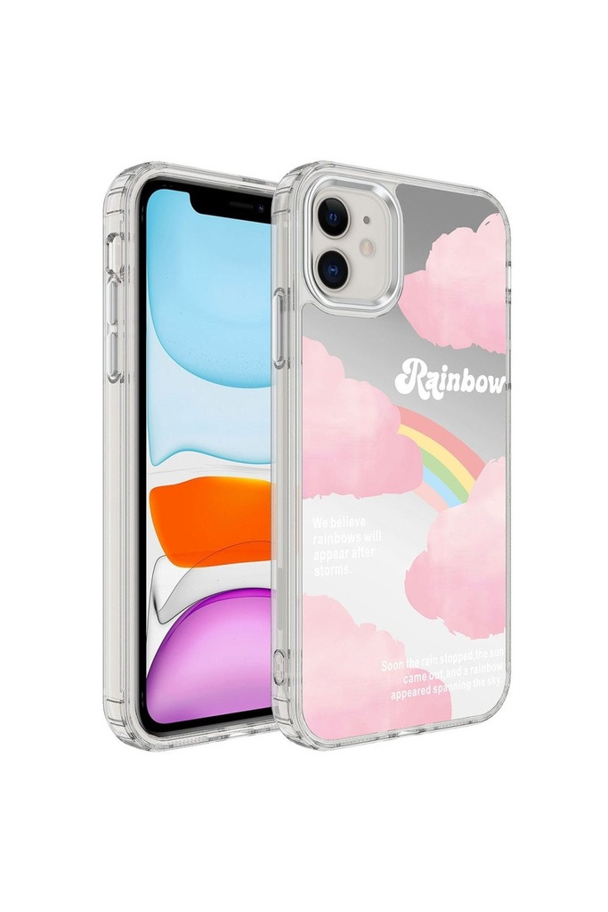 Apple iPhone 11 Uyumlu Kılıf Airbagli Parlak Tasarımlı Zore Mimbo Kapak