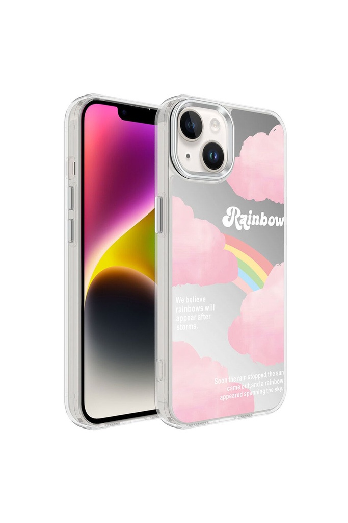 Apple iPhone 14 Uyumlu Kılıf Airbagli Parlak Tasarımlı Zore Mimbo Kapak