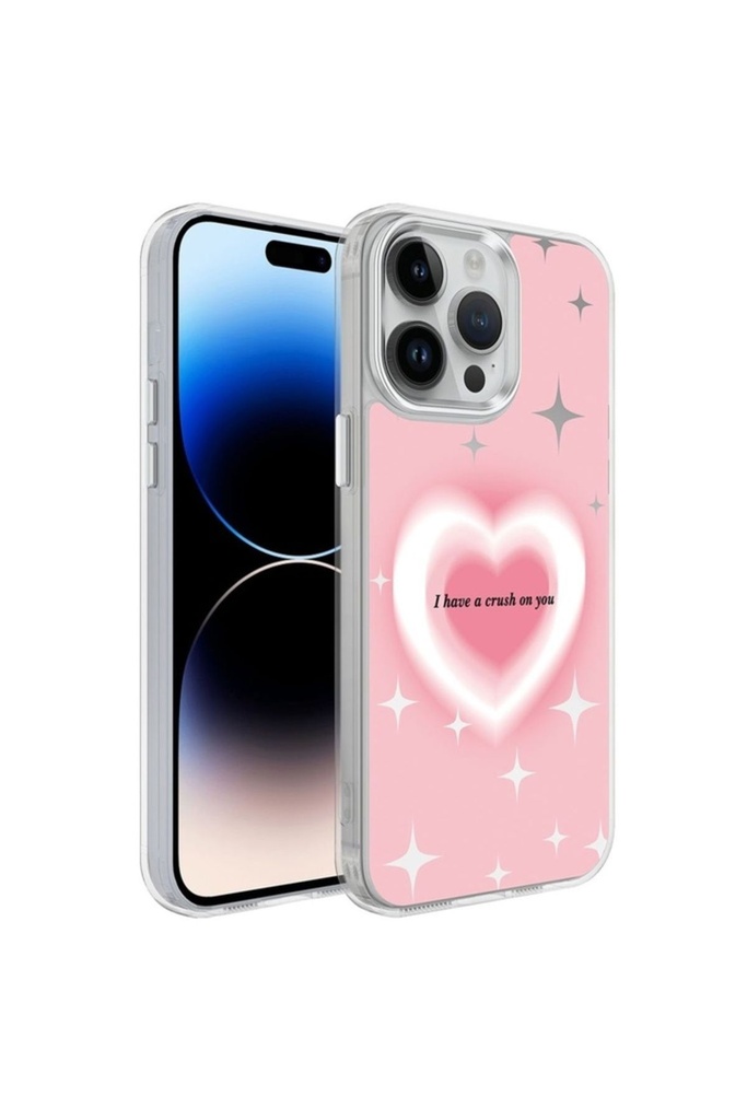 Apple iPhone 14 Pro Uyumlu Kılıf Airbagli Parlak Tasarımlı Zore Mimbo Kapak