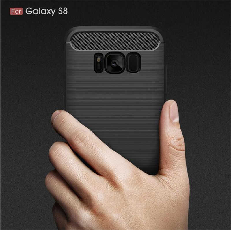 [RNZ-TA738] Samsung Galaxy S8 Plus Uyumlu Kılıf Zore Room Silikon Kapak (Siyah)