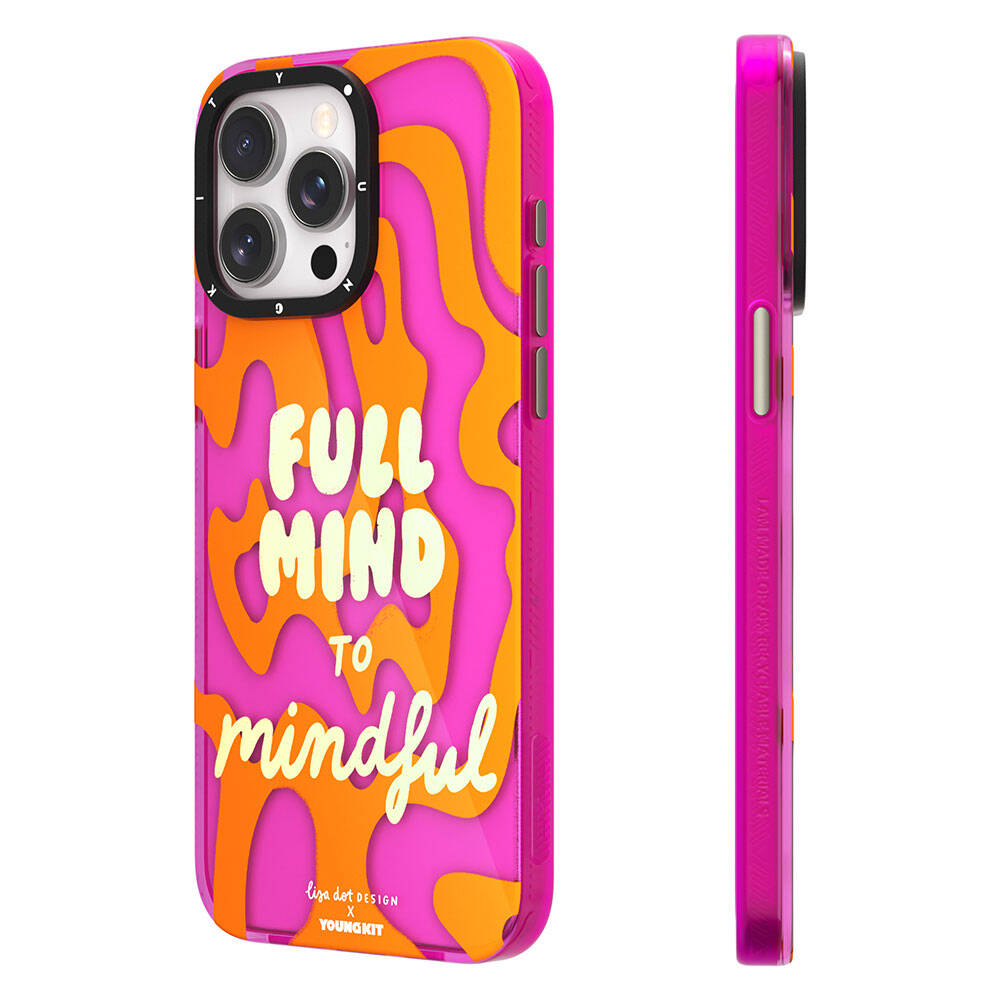 Apple iPhone 15 Pro Max Uyumlu Kılıf Yazı Desenli Youngkit Mindfulness Serisi Kapak