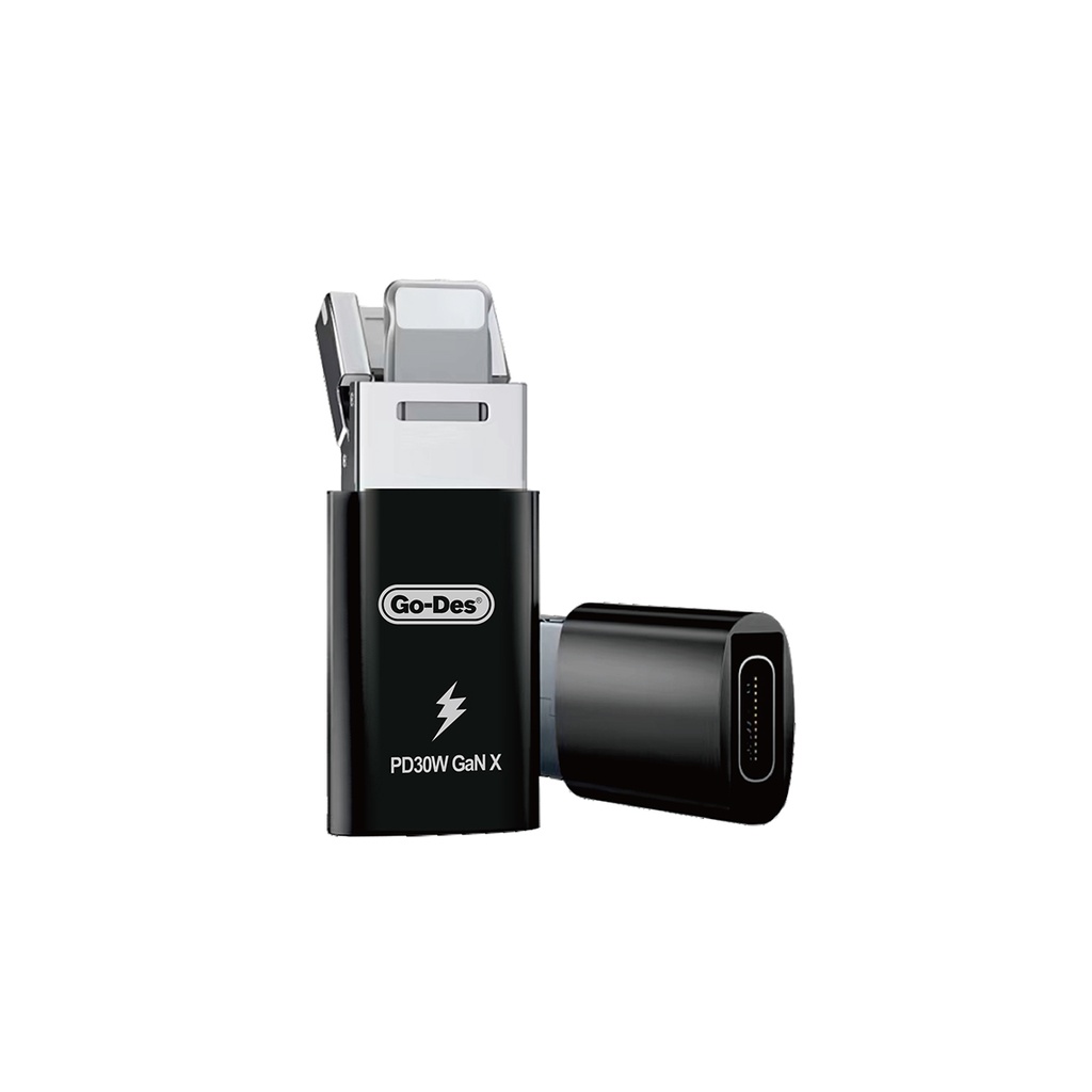 [RNZ-TA89668] Go Des GD-CT029 PD30W GaN Teknolojili Type-C to Lightning & USB-A OTG