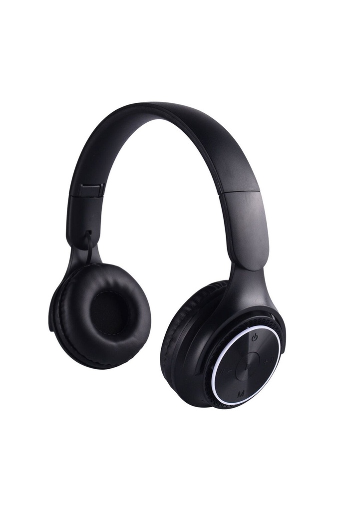 [RNZ-TA89700] Zore M6 Pro Ayarlanabilir ve Katlanabilir Kulak Üstü Bluetooth Kulaklık (Siyah)