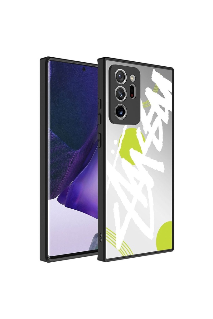 Samsung Galaxy Note 20 Ultra Uyumlu Kılıf Aynalı Desenli Kamera Korumalı Parlak Zore Mirror Kapak