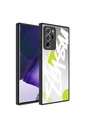 Samsung Galaxy Note 20 Ultra Uyumlu Kılıf Aynalı Desenli Kamera Korumalı Parlak Zore Mirror Kapak