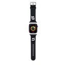 Apple Watch 38mm Uyumlu Karl Lagerfeld Orjinal Lisanslı İkonik Karl & Choupette Logolu Silikon Kordon