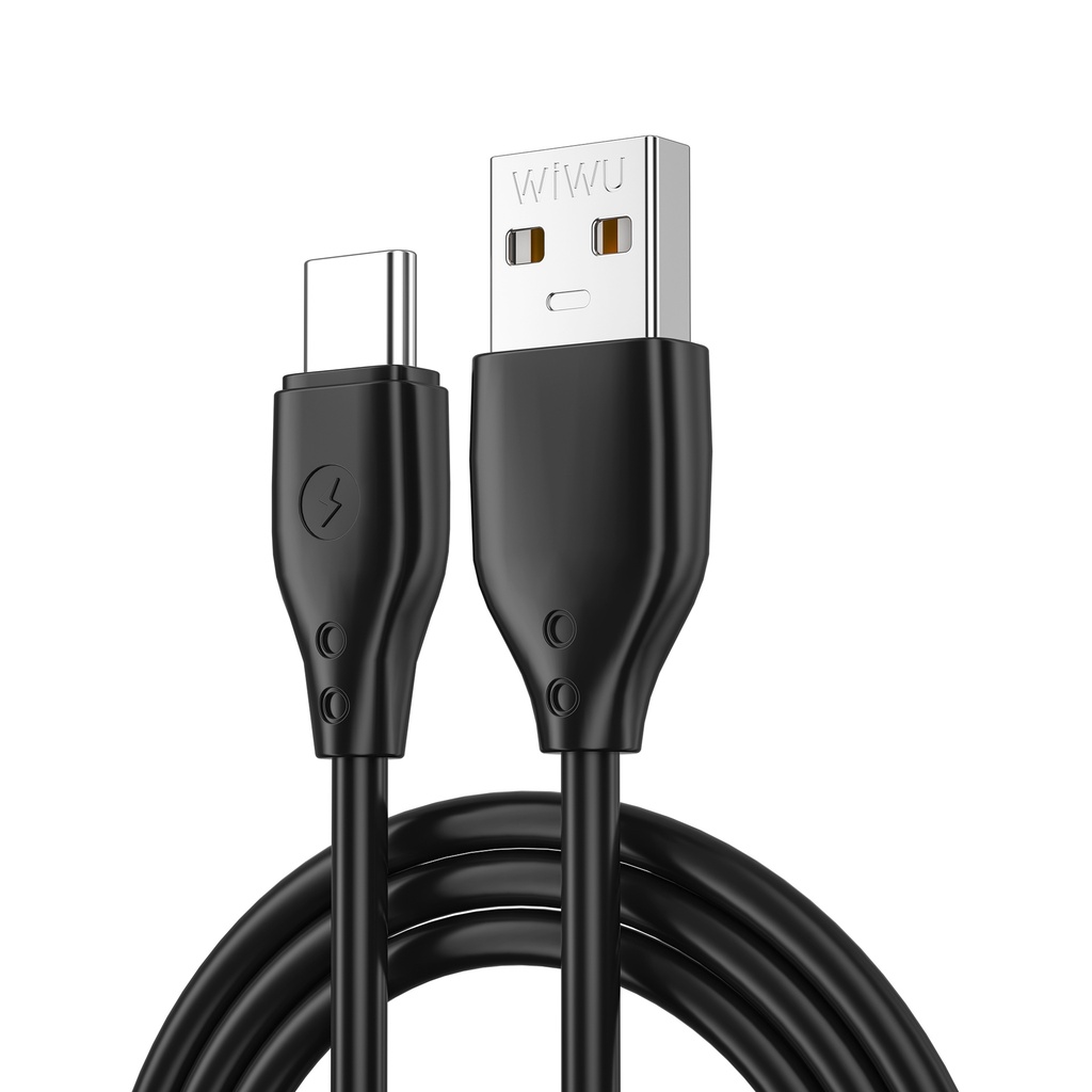 [RNZ-TA89825] Wiwu Pioneer Wİ-C001 Ultra Esnek Type-C Usb Kablo 1M (Siyah)
