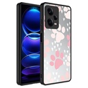 Xiaomi Redmi Note 12 Pro 5G Uyumlu Kılıf Aynalı Desenli Kamera Korumalı Parlak Zore Mirror Kapak