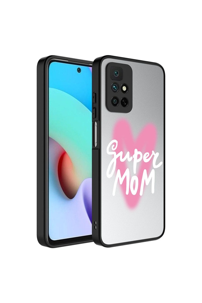 Xiaomi Redmi 10 Uyumlu Kılıf Aynalı Desenli Kamera Korumalı Parlak Zore Mirror Kapak