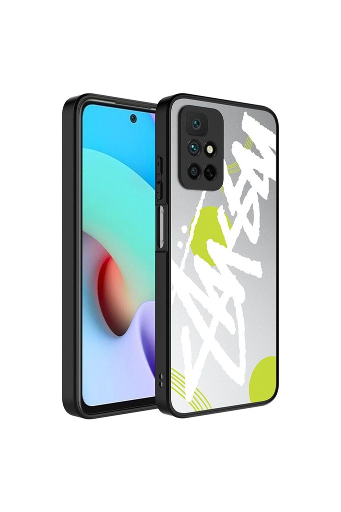 Xiaomi Redmi 10 Uyumlu Kılıf Aynalı Desenli Kamera Korumalı Parlak Zore Mirror Kapak
