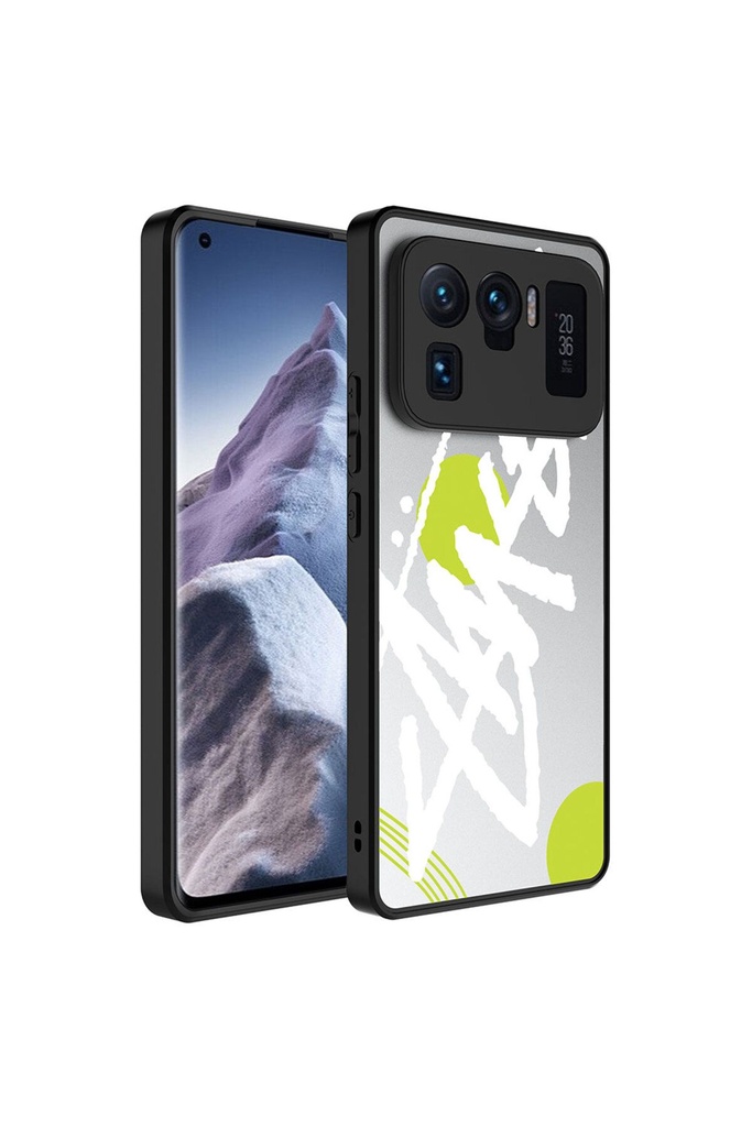 Xiaomi Mi 11 Ultra Uyumlu Kılıf Aynalı Desenli Kamera Korumalı Parlak Zore Mirror Kapak