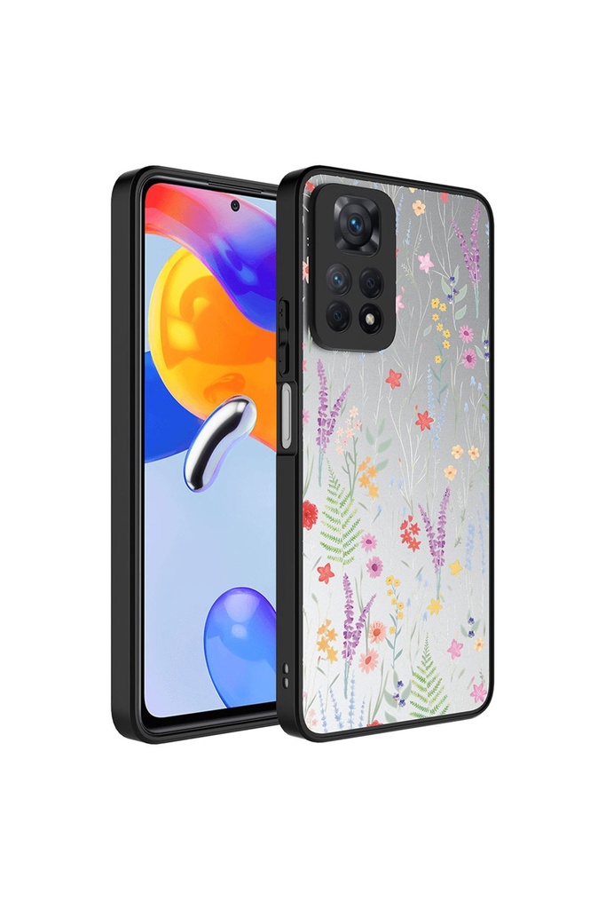 Xiaomi Redmi Note 12 Pro 4G Uyumlu Kılıf Aynalı Desenli Kamera Korumalı Parlak Zore Mirror Kapak