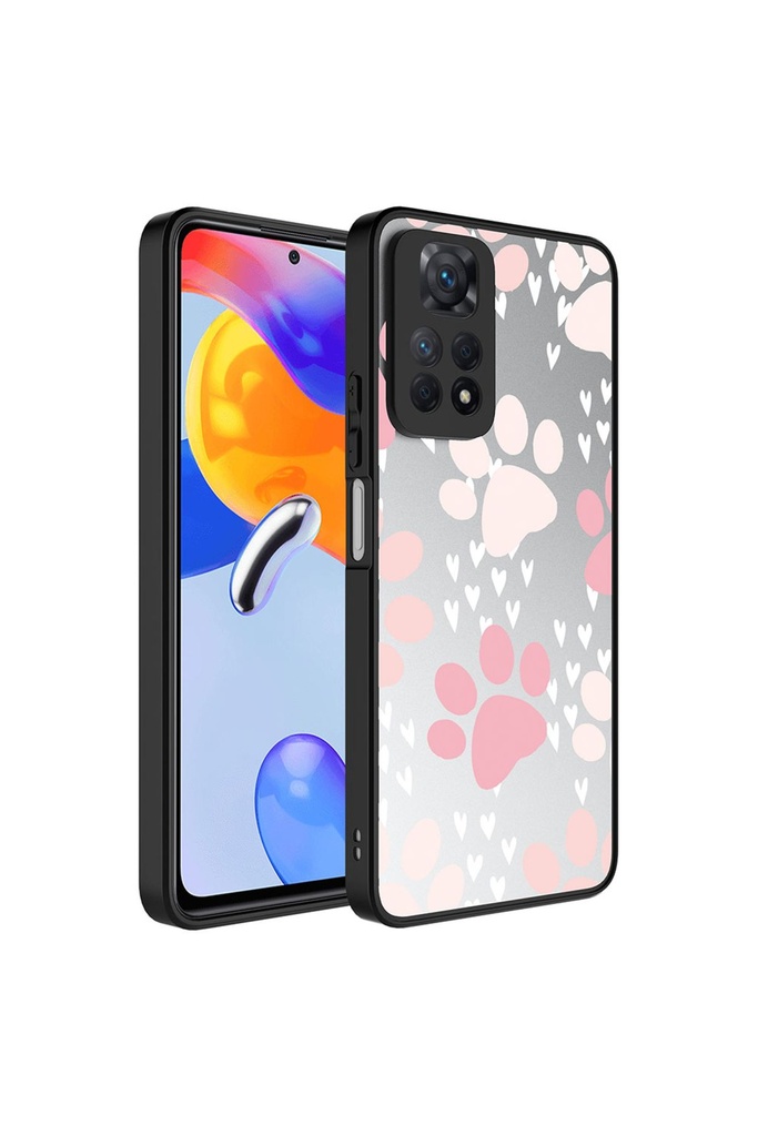 Xiaomi Redmi Note 12 Pro 4G Uyumlu Kılıf Aynalı Desenli Kamera Korumalı Parlak Zore Mirror Kapak