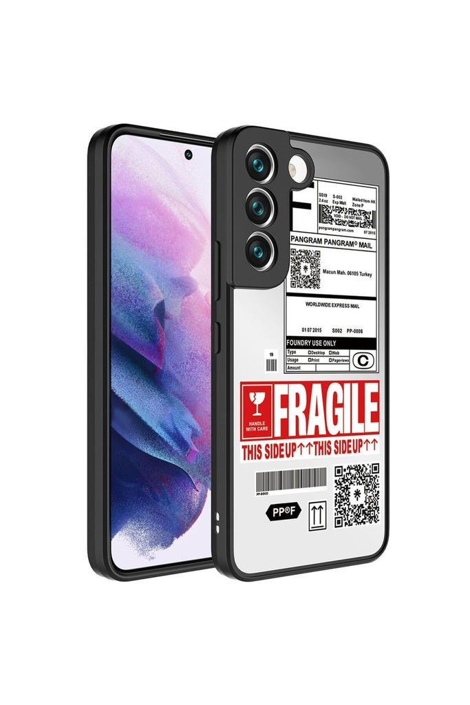 Samsung Galaxy S21 FE Uyumlu Kılıf Aynalı Desenli Kamera Korumalı Parlak Zore Mirror Kapak