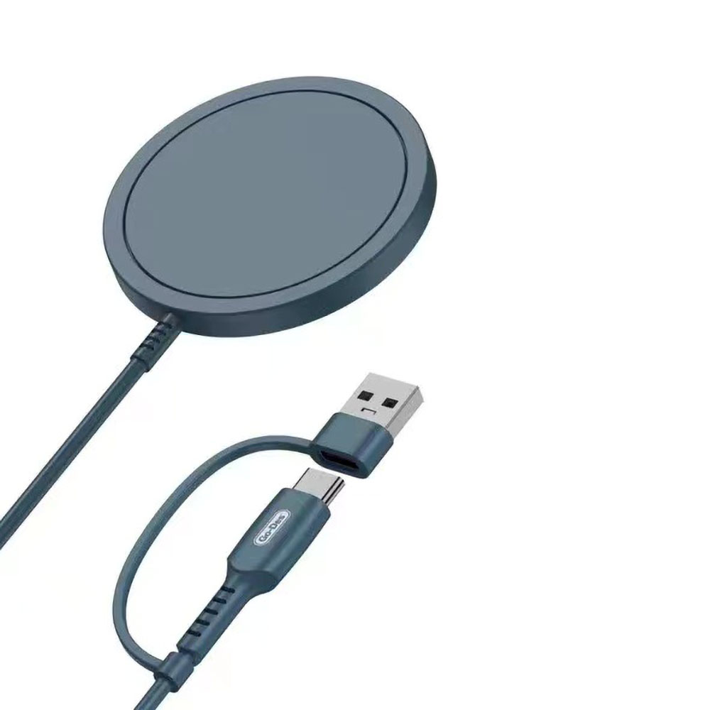[RNZ-TA89987] Go Des GD-UC606 2 in 1 Usb - PD M-safe Wireless Şarj Aleti 15W