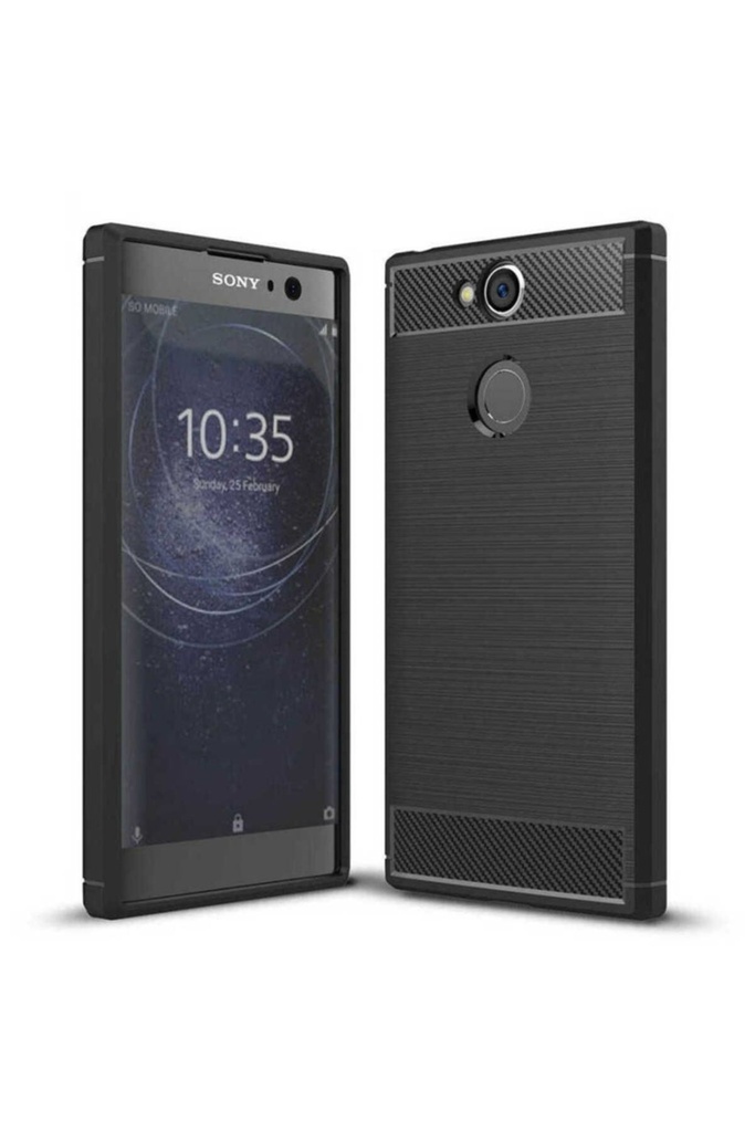 [RNZ-TA741] Sony Xperia L2 Uyumlu Kılıf Zore Room Silikon Kapak (Siyah)