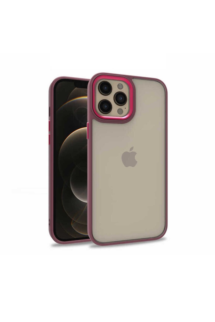 Apple iPhone 12 Pro Max Uyumlu Kılıf Zore Flora Kapak