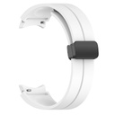 Samsung Galaxy Watch 4 40mm Uyumlu Kordon Silikon Metal Mıknatıslı Toka Zore KRD-84 Kayış
