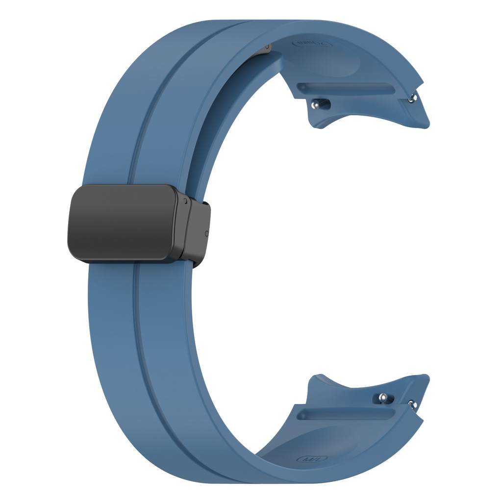 Samsung Galaxy Watch 4 40mm Uyumlu Kordon Silikon Metal Mıknatıslı Toka Zore KRD-84 Kayış