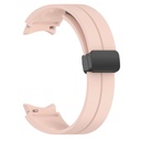 Samsung Galaxy Watch 4 40mm Uyumlu Kordon Silikon Metal Mıknatıslı Toka Zore KRD-84 Kayış