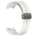 Samsung Galaxy Watch 4 40mm Uyumlu Kordon Silikon Metal Mıknatıslı Toka Zore KRD-84 Kayış
