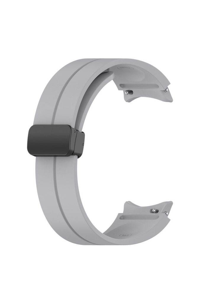 Samsung Galaxy Watch 5 40mm Uyumlu Kordon Silikon Metal Mıknatıslı Toka Zore KRD-84 Kayış