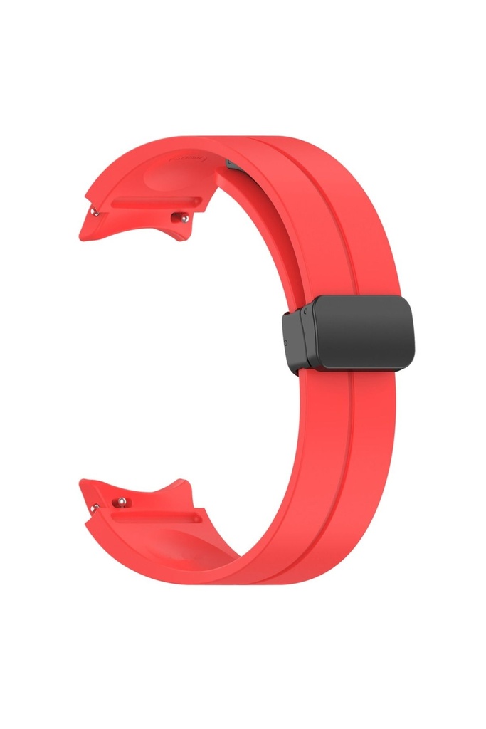 Samsung Galaxy Watch 5 40mm Uyumlu Kordon Silikon Metal Mıknatıslı Toka Zore KRD-84 Kayış