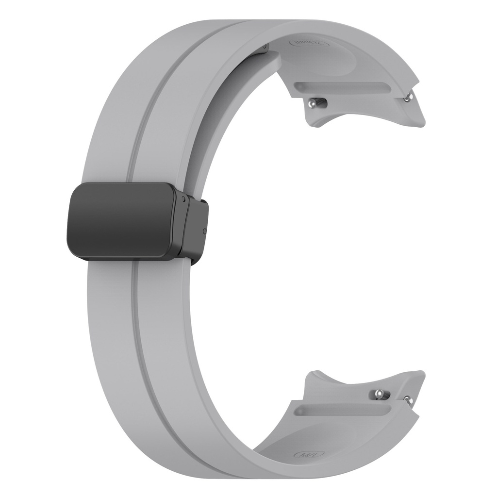 Samsung Galaxy Watch 5 44mm Uyumlu Kordon Silikon Metal Mıknatıslı Toka Zore KRD-84 Kayış