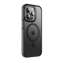 Apple iPhone 14 Pro Uyumlu Kılıf M-safe Şarj Özellikli Mat Görünümlü Wlons Vevo Kapak
