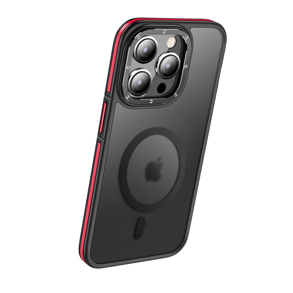 Apple iPhone 14 Pro Max Uyumlu Kılıf M-safe Şarj Özellikli Mat Görünümlü Wlons Vevo Kapak