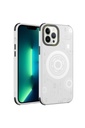 Apple iPhone 12 Pro Max Uyumlu Kılıf Zore Wireless Şarj Özellikli Desenli Hot Kapak