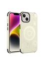 Apple iPhone 14 Uyumlu Kılıf Zore Wireless Şarj Özellikli Desenli Hot Kapak