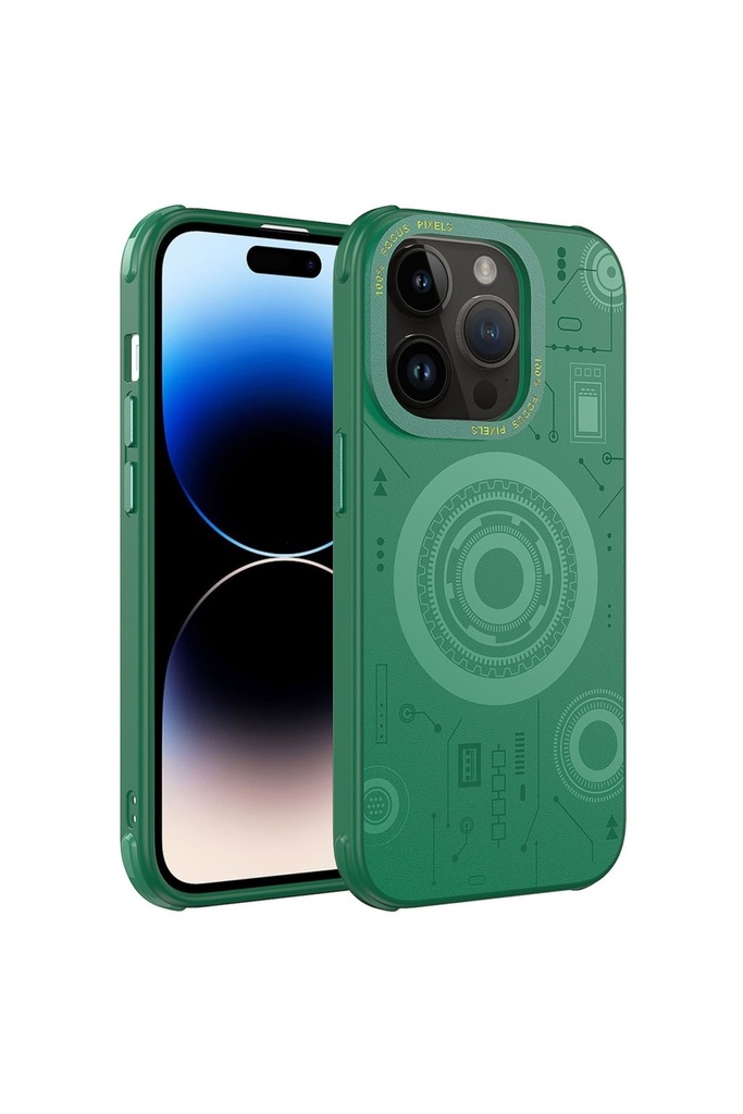 Apple iPhone 14 Plus Uyumlu Kılıf Zore Wireless Şarj Özellikli Desenli Hot Kapak