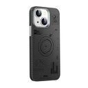 Apple iPhone 15 Uyumlu Kılıf Wiwu KJZ-017 Karbon Fiber 600D Explore Kevlar Kapak