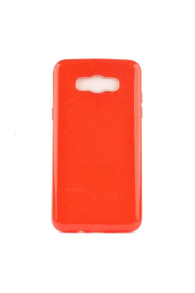 [RNZ-TA90361] Samsung Galaxy J7 Core Uyumlu Kılıf Zore Shining Silikon (Kırmızı)