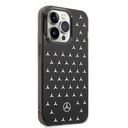 Apple iPhone 14 Pro Max Uyumlu Kılıf Mercedes Benz Çift Katmanlı Yıldız Desenli Dizayn Kapak
