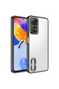 Xiaomi Redmi Note 12 Pro 4G Uyumlu Kılıf Kamera Korumalı Logo Gösteren Zore Omega Kapak