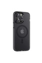 Apple iPhone 14 Pro Max Uyumlu Kılıf Mat Arka Yüzey Wireless Şarj Özellikli Zore Locik Kapak